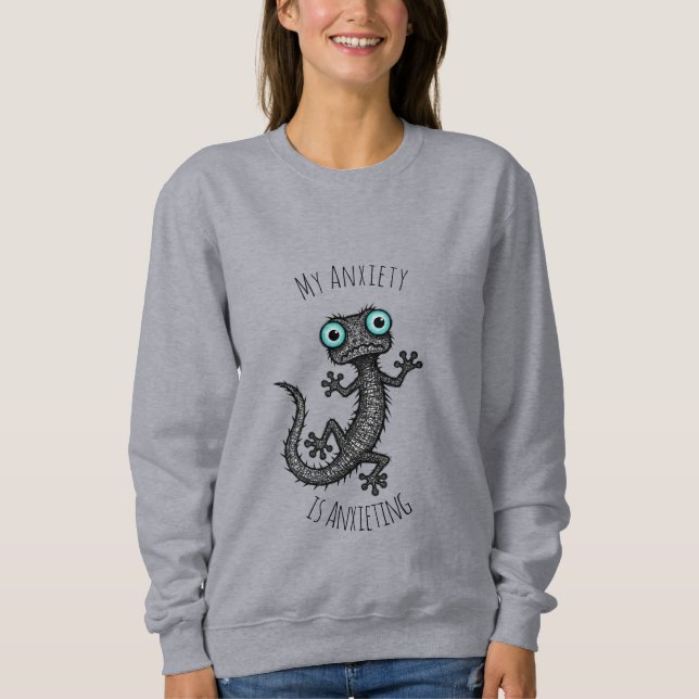 Moletom My Anxiety is Anxieting T-Shirt (Frente)