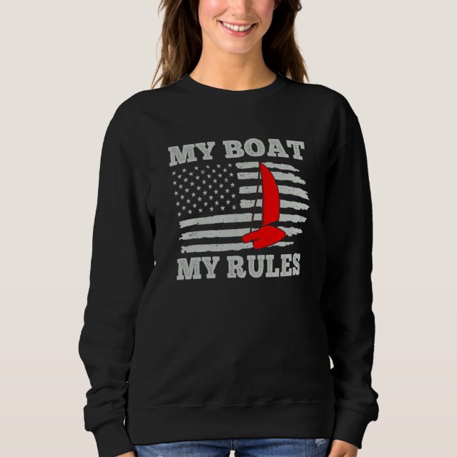 Moletom My Boat My Rules Catamaran Captain (Frente)