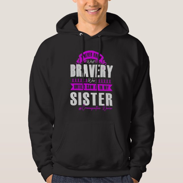 Moletom My BRAVERY SISTER Craniosynostosis Warrior (Frente)