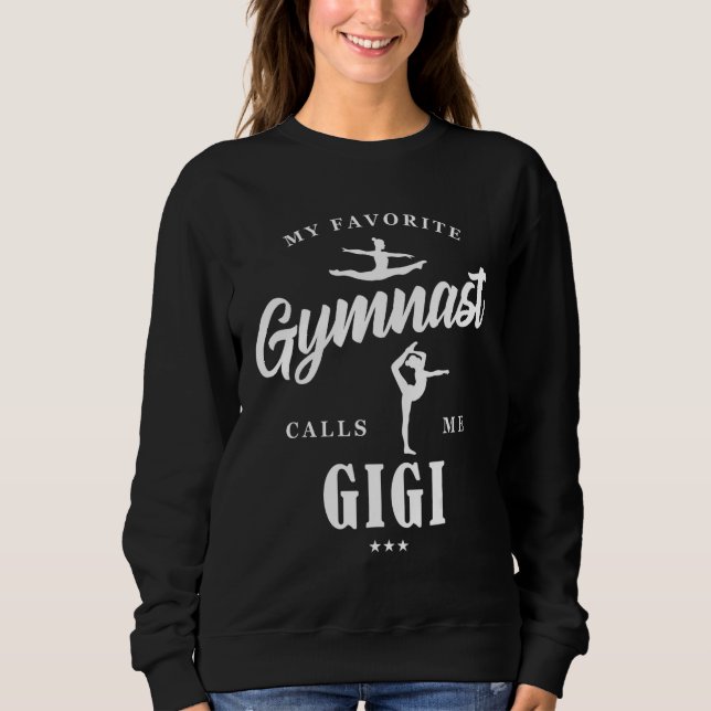 Moletom My Favorite Gymnast Calls Me Gigi B-Day Family Par (Frente)