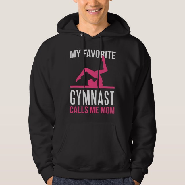 Moletom My Favorite Gymnast Calls Me Mom Gymnastic   9 (Frente)