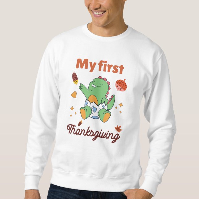 Moletom My first Thanksgiving (Frente)