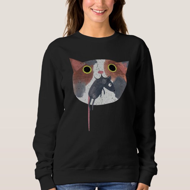 Moletom My  For You Cute Kitten Eyes Happy Mouse Retro (Frente)