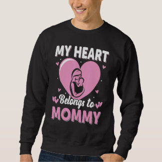 Moletom My Heart Belongs to Mommy Womens
