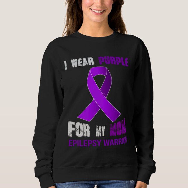 MOLETOM MY MOM  MY EPILEPSY WARRIOR (Frente)