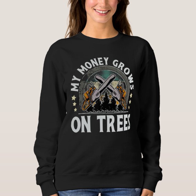 Moletom My Money Grows On Trees I Lumberjack (Frente)
