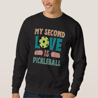 Moletom My Second Love Is Pickleball Retro Pickleball