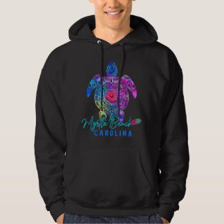 Moletom Myrtle Beach Carolina Tie Dye Sea Turtle Vacation