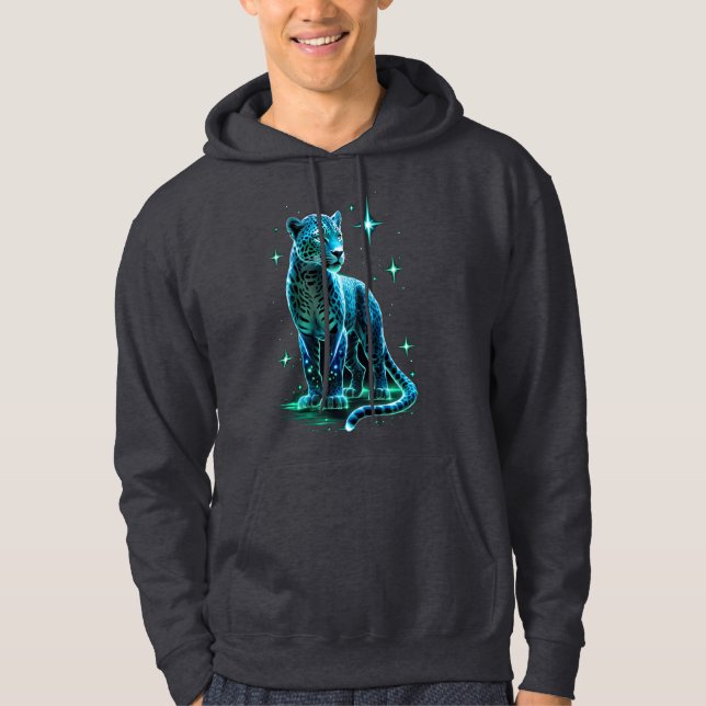 Moletom Mystical Blue Energy Jaguar Hoodie (Frente)