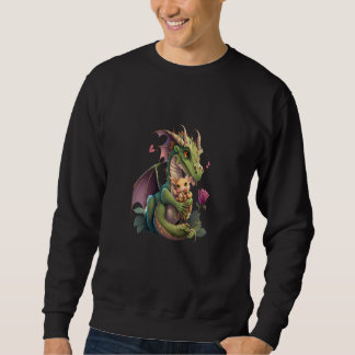 Moletom Mythical Creature Fans Dragon Mom Hugging A Child