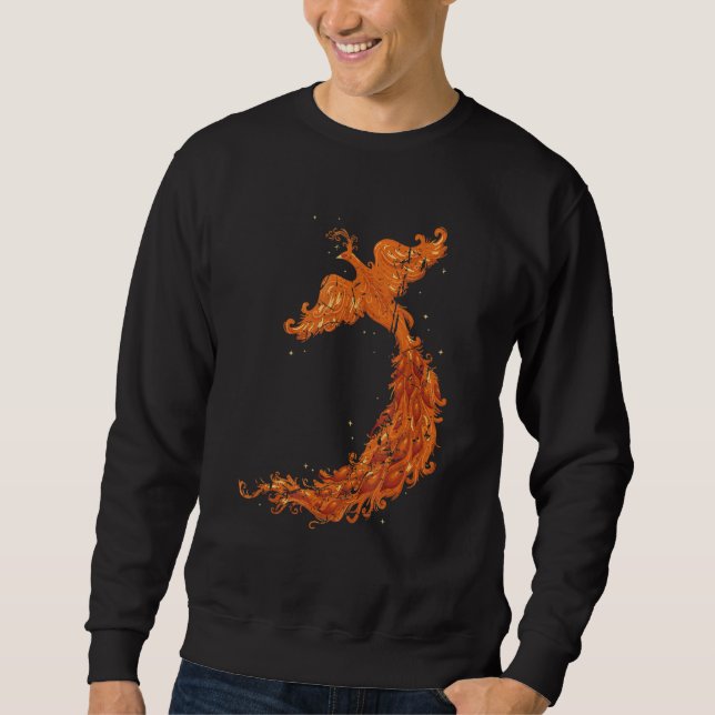 Moletom Mythology Flying Mythical Fire Bird (distrito de P (Frente)
