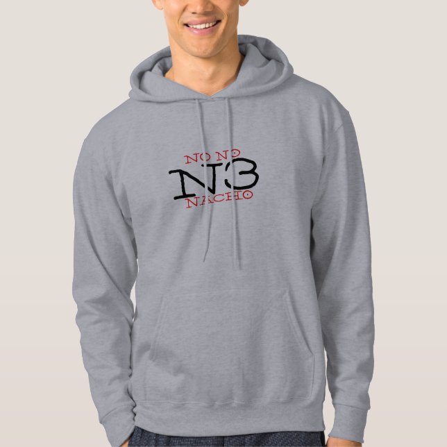 Moletom N3, NENHUM NENHUM NACHO - personalizado (Frente)