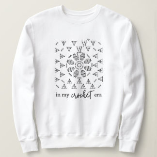 Moletom Na Minha Era Crochet (Branco)