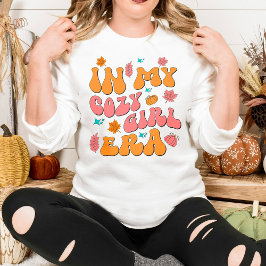 Moletom Na Minha Era Da Garota Cozy Estilo Da Groovy Retro