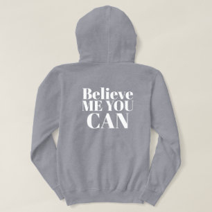 Moletom Na moda de Texto Personalizado de Cinza Mínima Mod