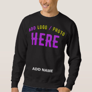 MOLETOM NA MODA MODERNO PERSONALIZÁVEL NEGRO VERIFICADO CO