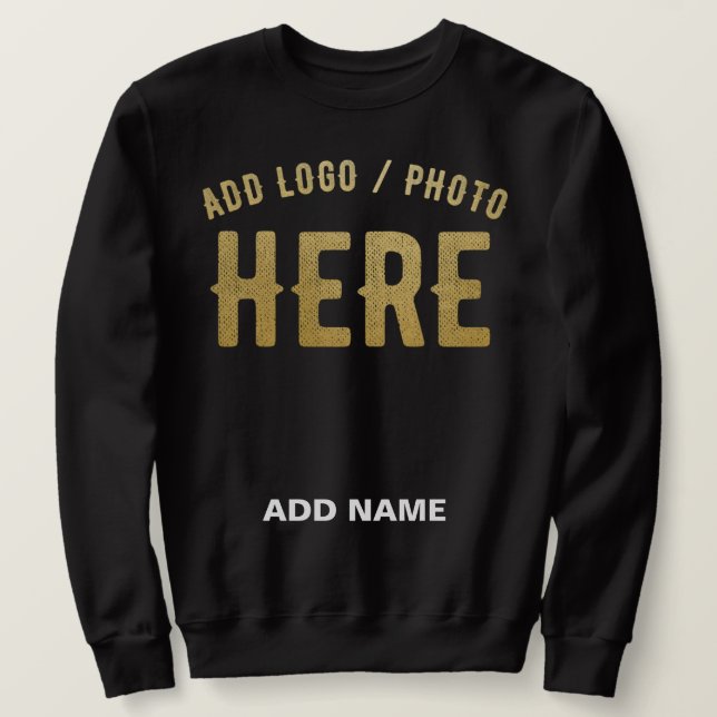 MOLETOM NA MODA MODERNO PERSONALIZÁVEL NEGRO VERIFICADO CO (Frente do Design)