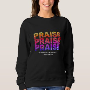 Moletom Na moda PRAISE Music Notes Christian