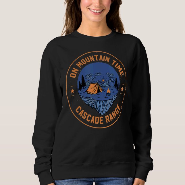 Moletom Na Montanha Time Cascade Range Hiking Oregon Hiker (Frente)