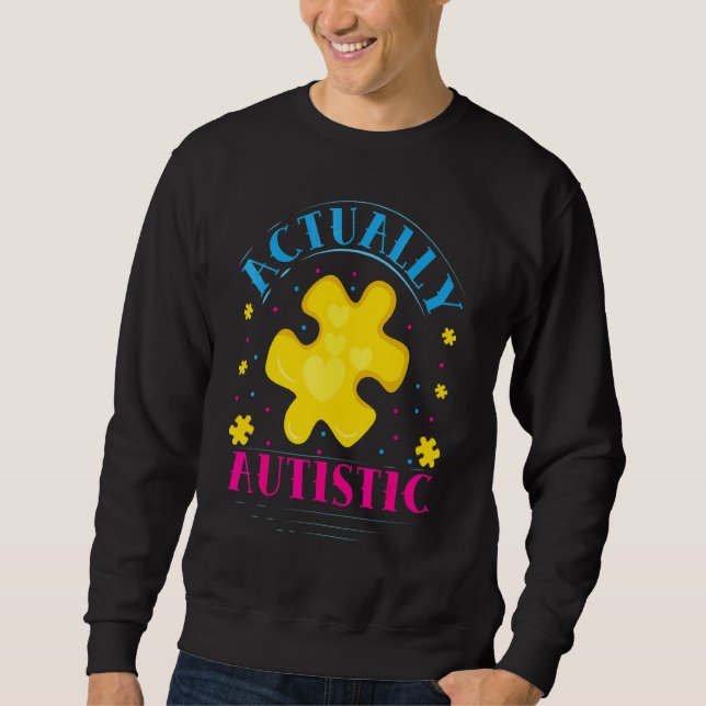 Moletom Na Verdade, Autista (Frente)