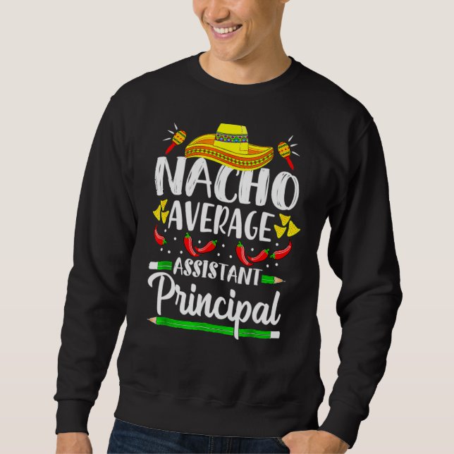 Moletom Nacho Média Assistente Principal Cinco De Mayo Te (Frente)