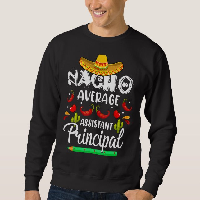 Moletom Nacho Média Assistente Principal Cinco De Mayo Te (Frente)