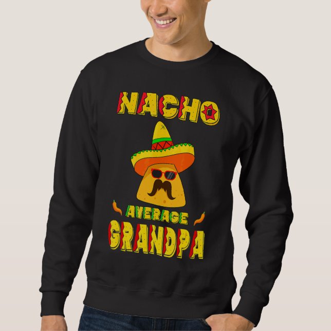 Moletom Nacho Média Avô Mexicano Dish Avô Cinco (Frente)