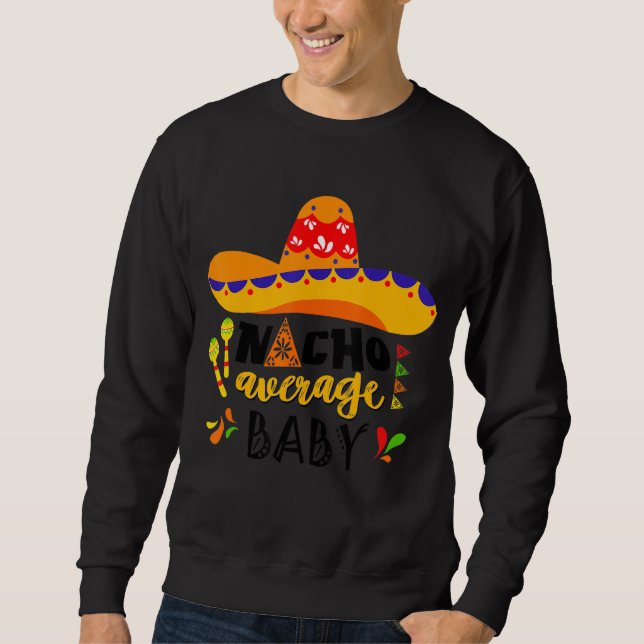 Moletom Nacho Média Bebê Mexicano Cinco De Mayo Fiesta Fa (Frente)