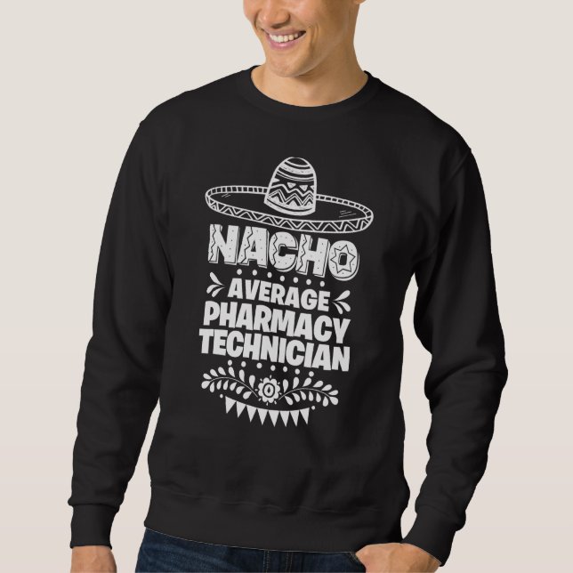 Moletom Nacho Média de Farmácia Cinco De Maio (Frente)