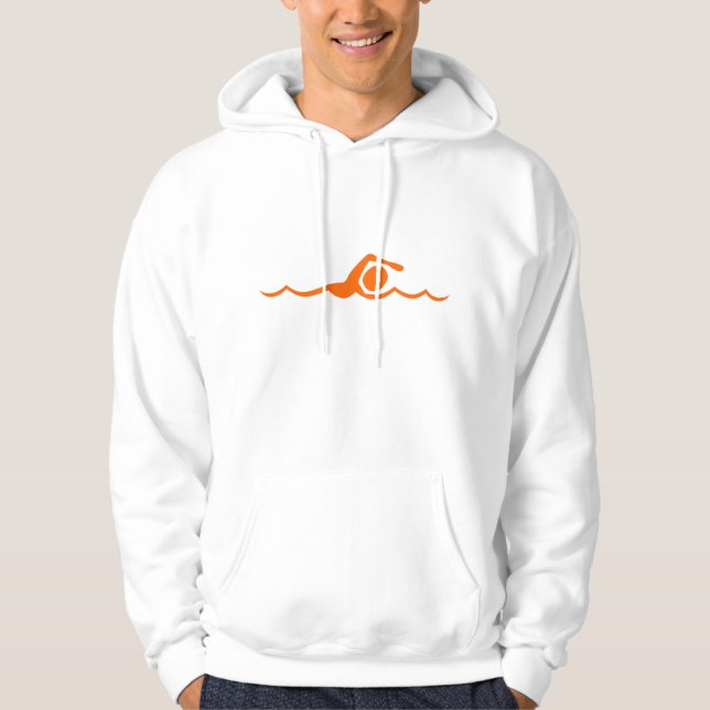 Moletom Nadagem - Laranja (Frente)