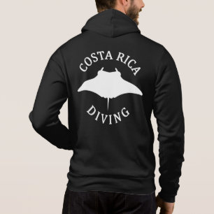 Moletom Nadar Com Manta Ray - Divisor Costa Rica Scuba