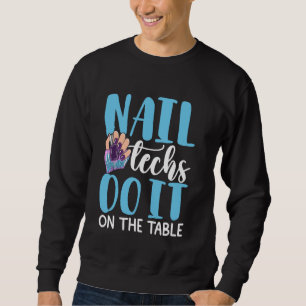 Moletom Nail Tech Cote Trabalho Uniforme Nail Leopardo Pol