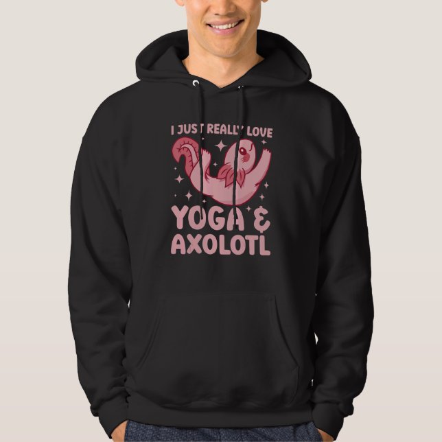 Moletom Namaste Meditation Fitness I Just Really Love Yoga (Frente)