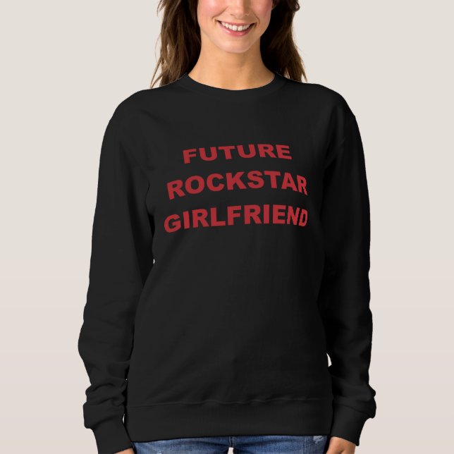 Moletom Namorada de Rockstar do Futuro (Frente)