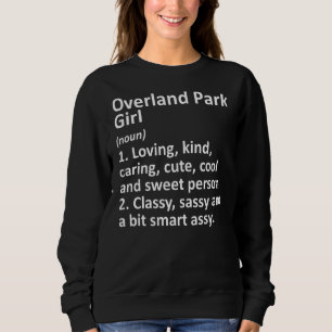 Moletom NAMORADA DO PARQUE ULTERIOR KS KANSAS Funny City H