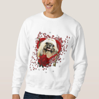 Moletom Namorados - chave a meu coração - Shih Tzu - Opal