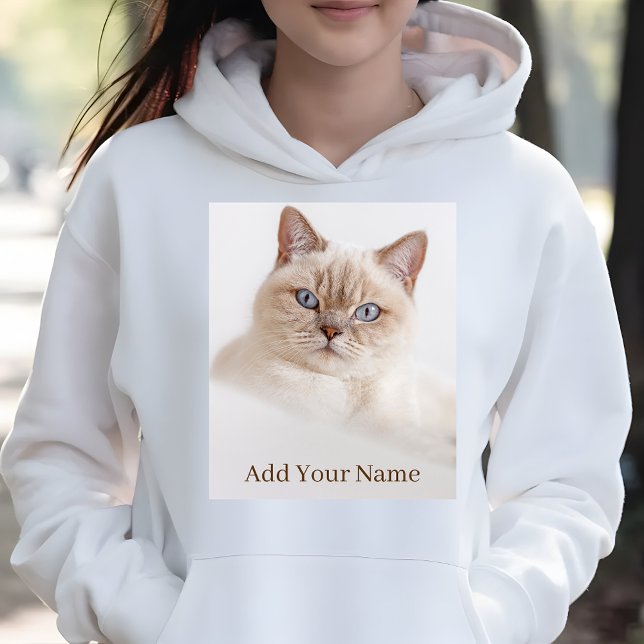 Moletom Namorados de Pet Fotografado de Gato Fácil Persona (Criador carregado)