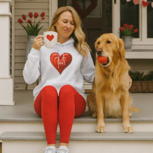 Moletom Namorados Red Heart Sweatshirt