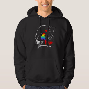 Moletom Nana Bear Orud Mãe Avó Ally Lgbtq Rainbow Fla