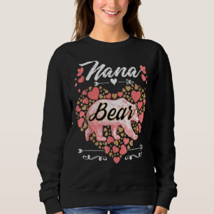 Moletom Nana Bear Para Mulheres Dia de as mães E Nasciment