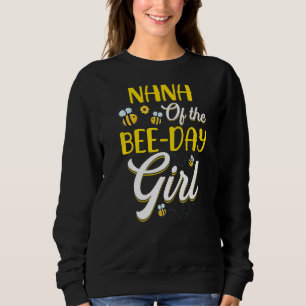 Moletom Nana Da Família Bee Day Girl A Corresponder Aniver