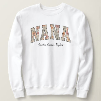 Moletom Nana Personalizada com Nomes de Netos