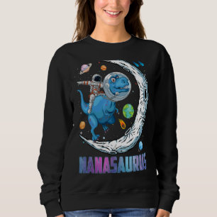 Moletom Nanassauro Astronauta Andando Dinossauro Rex Mães