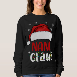 Moletom Nani Claus Christmas Pajama Family Matando Xmas