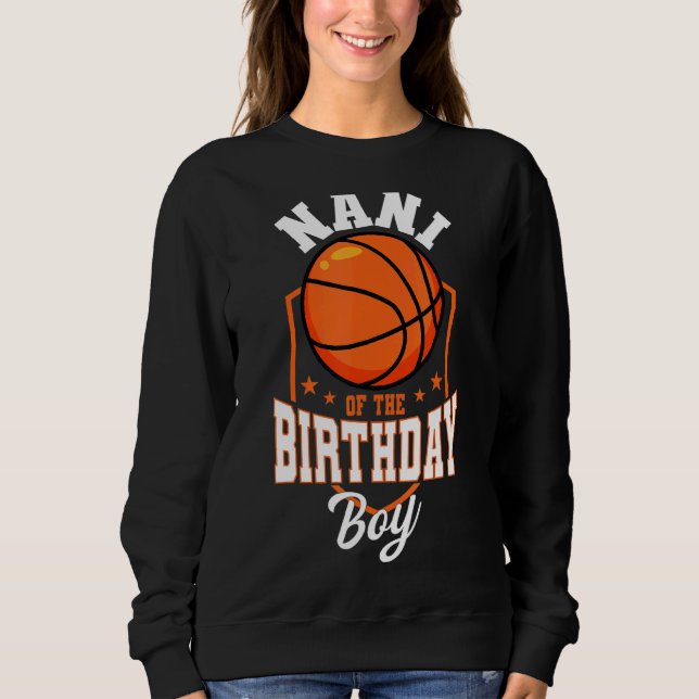 Moletom Nani Do Birthday Boy Basball Theme Bday Par (Frente)