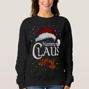 Moletom Nanny Claus Family Matando Nanny Claus Pajama