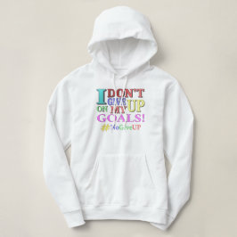 Moletom "NÃO DESISTA DOS OBJETIVOS" Design. Comprar Agora