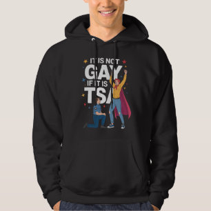 Moletom Não é Gay Se é TSA Piadas Segurança Companhia Aére
