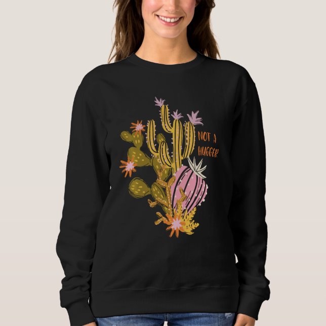 Moletom Não É Um Humor De Cactus Engraçado. (Frente)