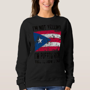 Moletom Não estou gritando que sou Porto Rico Roots Porto